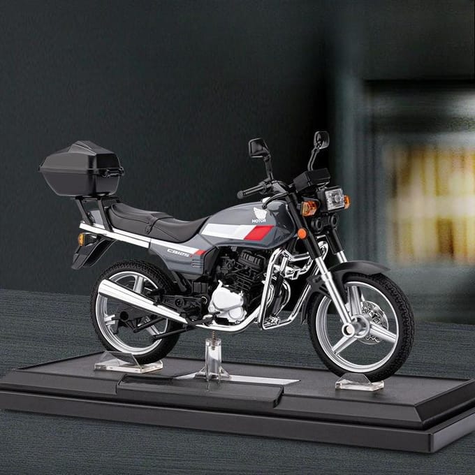 1:12 Prince Double Rangée Roi Modèle de Moto Simulation Alliage Rétro Classique Usine de Jouets Direct S