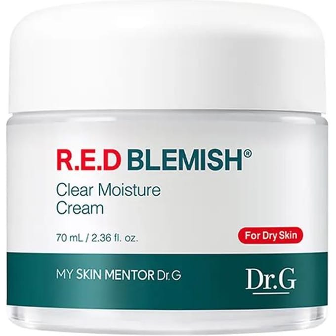 Crème hydratante apaisante Dr.G Red Blemish Clear 70mL+30mL Coffret Spécial white