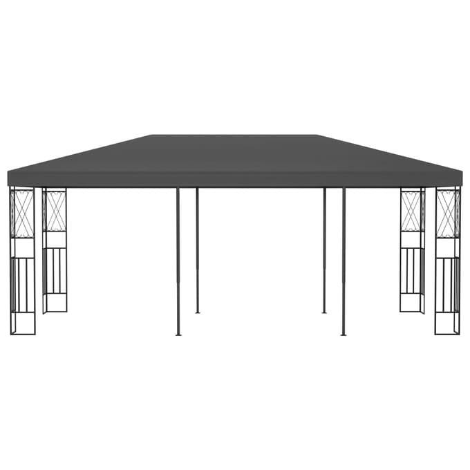 vidaXL - Prieel - 3x6 - m - stof - antraciet