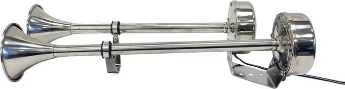 Allpa 12V RVS elektromagnetische dubbele Scheepshoorn