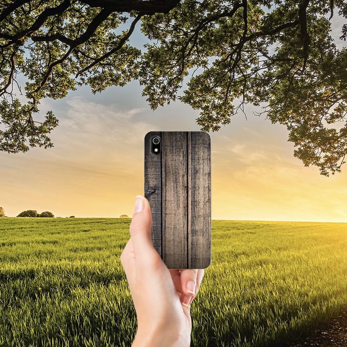 Xiaomi Redmi 7A Bumper Hoesje Steigerhout