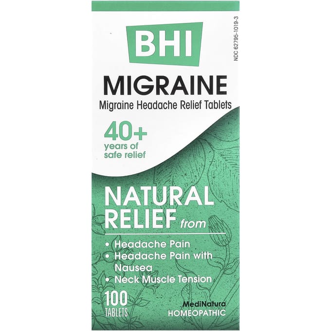 Bhi, Migraineverlichting, 100 Tabletten