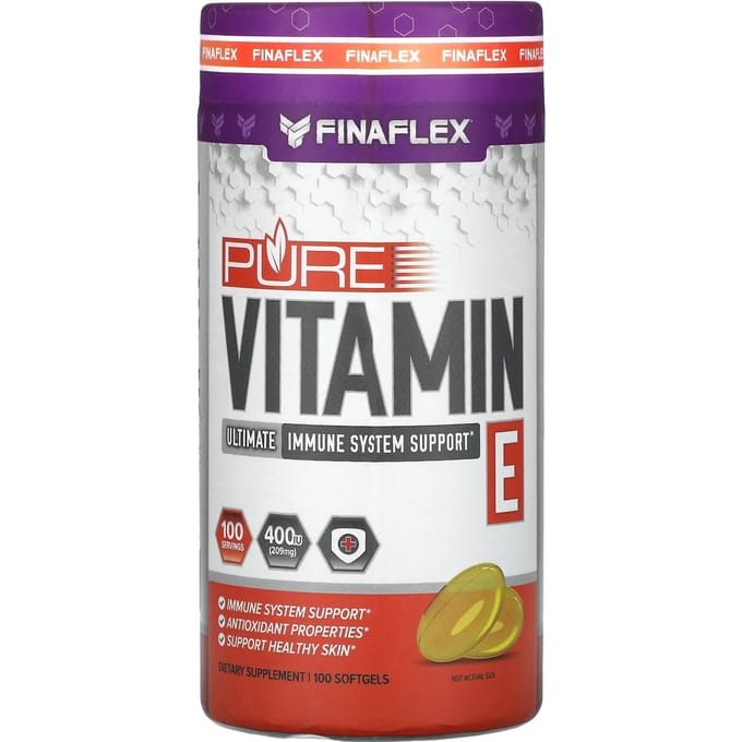 Finaflex, vitamine E pure, 209 mg (400UI), 100 gélules