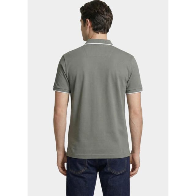 BOSS Orange Polo korte mouw Grijs Passertip 10256683 01 50507699/076