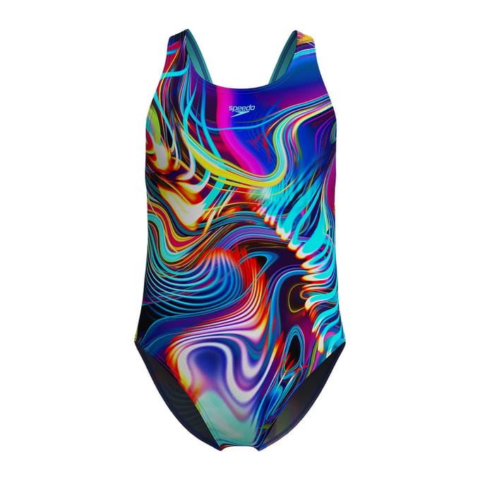 Eéndelig badpak met print meisje Speedo