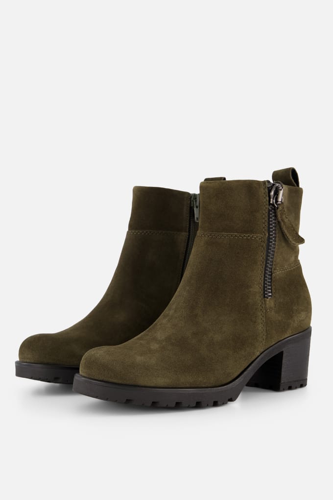 Gabor Gabor Enkellaarsjes groen Suede
