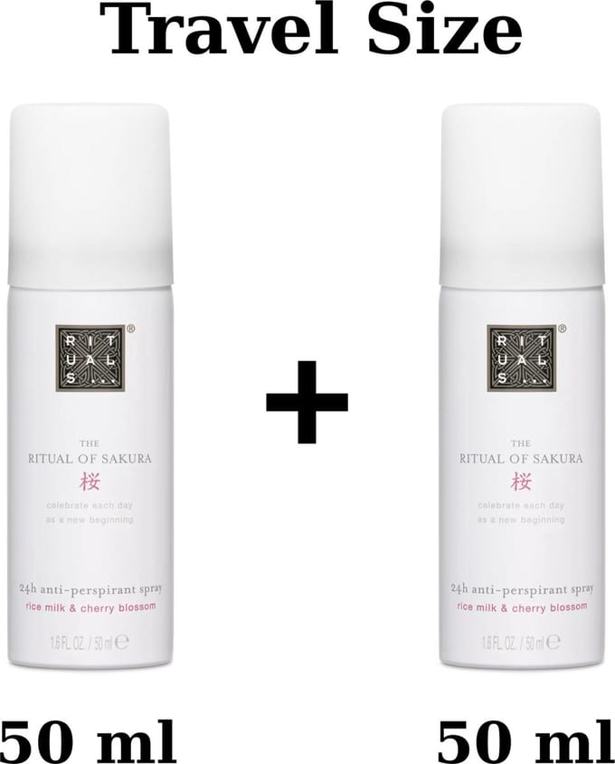 Rituals of Sakura - Travel Anti Perspirant Spray 2 x 50 ml = 100 ml Deodorant