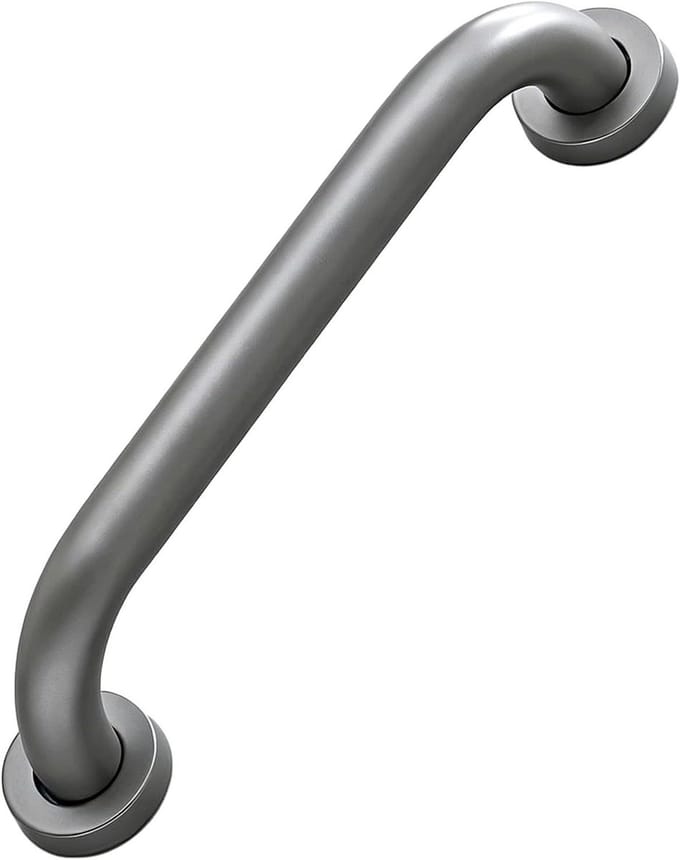 Antislip Handgreep - Veiligheidsbeugel Douche - Veiligheid Thuis - Roestvrij Staal - 30 cm - Zilver