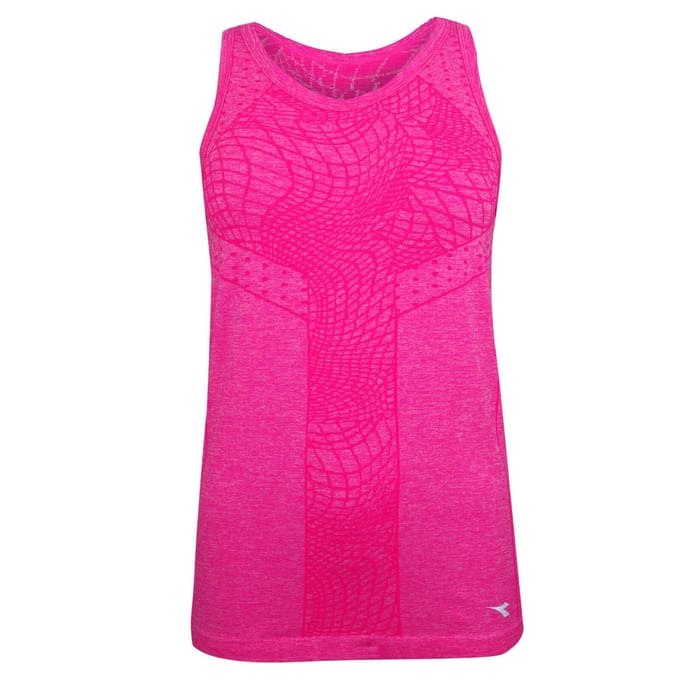 Diadora Naadloos Dames Roze Vest
