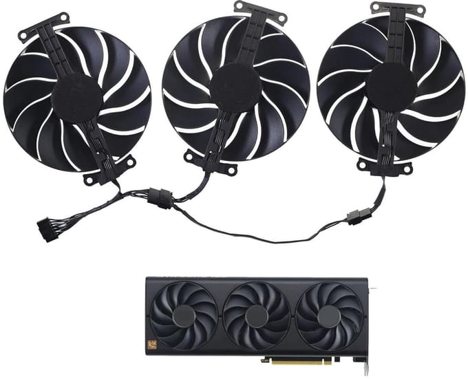 Grafische Kaart Ventilator - Koeler Onderdeel - Component Vervanging - Standaard Formaat - 90MM Diameter - Zwart
