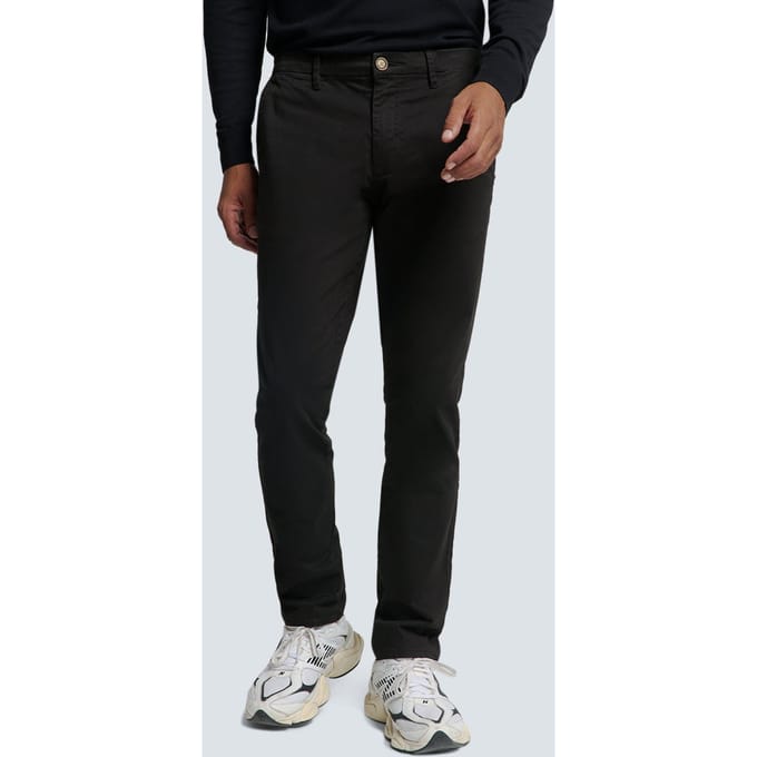 No Excess Pants Stretch Garment Dyed Black Größe: W29L34 | Chinos Outlet | Herren | Schwarz