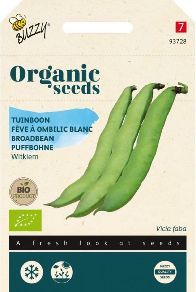 Buzzy - Seeds tuinbonen witkiem 50 gram