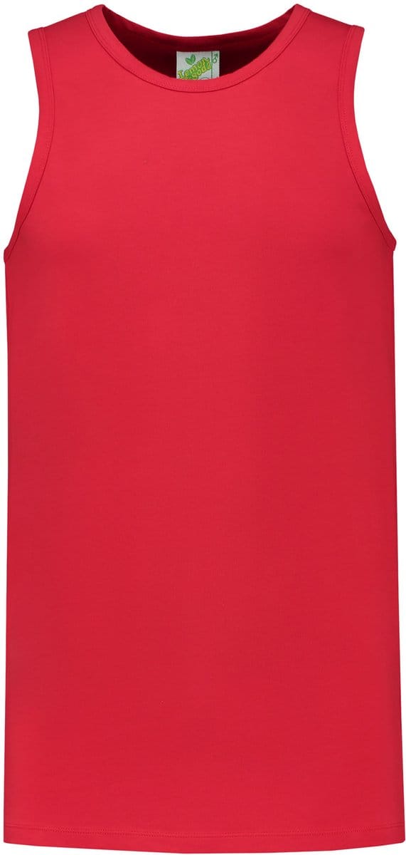 Lemon & Soda tanktop voor heren in de kleur Rood in de maat S.