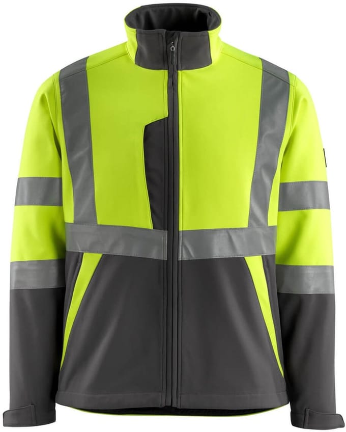 Mascot Safe Light Softshell jas 15902-253 - hi-vis geel/donkerantraciet - M
