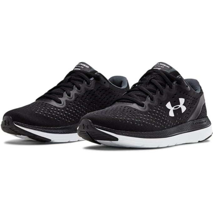 Under Armour W Charged Impulse Dames Hardloopschoenen - Wit/Zwart - Maat 40