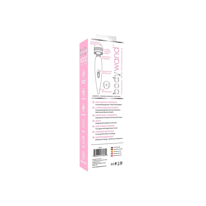Bodywand Oplaadbare USB Massager - Roze - Vibrator