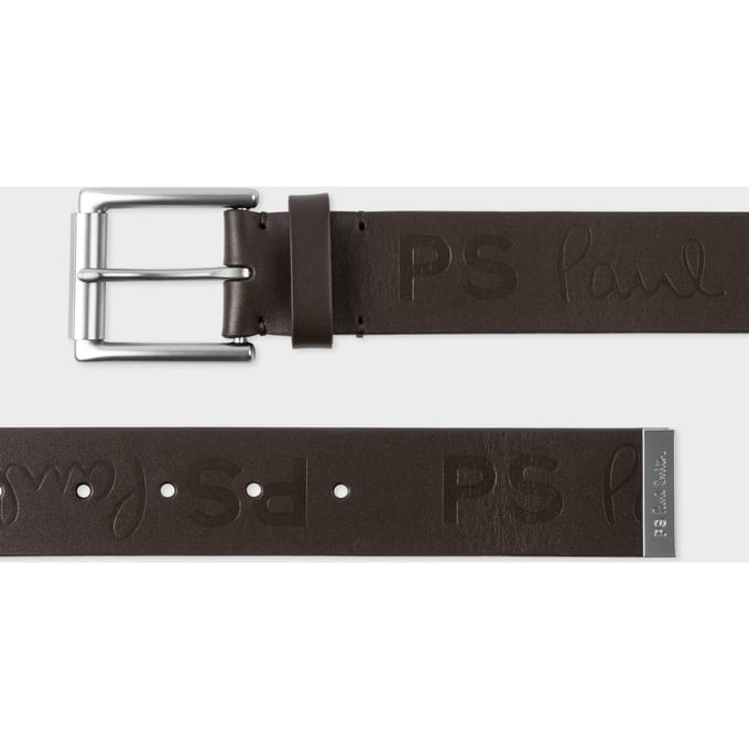 Paul Smith Men Belt Clip Chocolate Größe: W30 | Gürtel Outlet | Herren | Braun