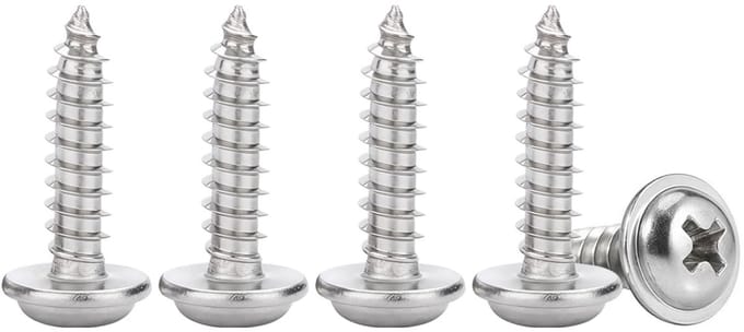 M3 Platte Schroeven RVS A2 V2A 12 mm - 50 Stuks - Ideaal voor Meubelbouw en Houtconstructie