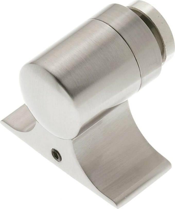 Deurstopper met magneet - nikkel 44x55x43mm