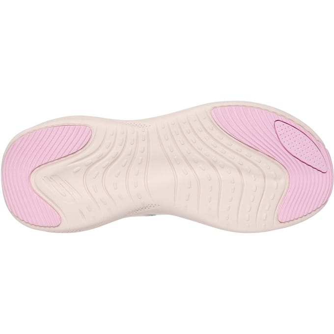 Skechers Skech Cloud Plush Horizon Polyester Dames Wit/Multi Sneakers
