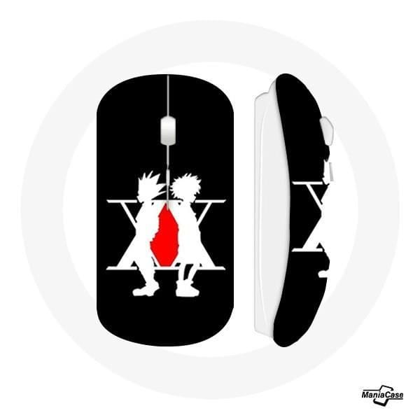 Souris Sans Fil - Hunter x Hunter - Noir - Compatible Mac et PC - USB Wifi - Manga Logo