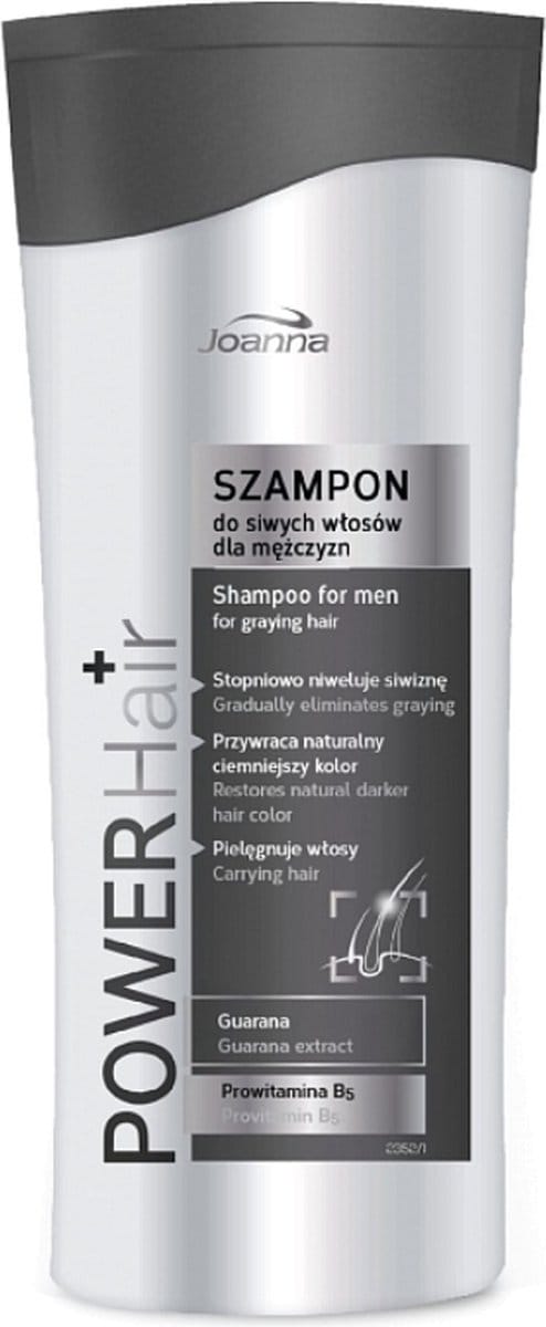 Joanna - Power Hair Shampoo For Men For Graying Hair