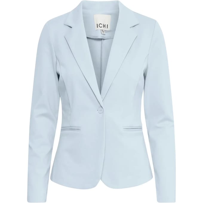 Slim fit blazer met paspelzakken, model 'KATE'