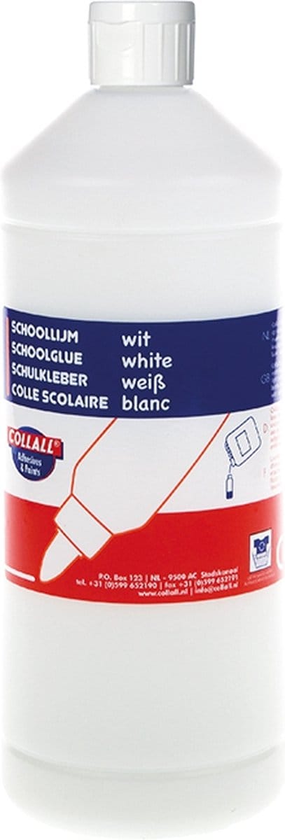 Collall Schoollijm wit 1L