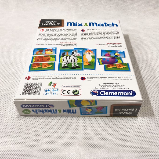 Clementoni - Mix & Match - puzzelen - Noors & Deens