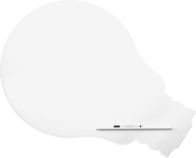 Rocada whiteboard - Skinshape - Idea - 100x150cm - wit gelakt