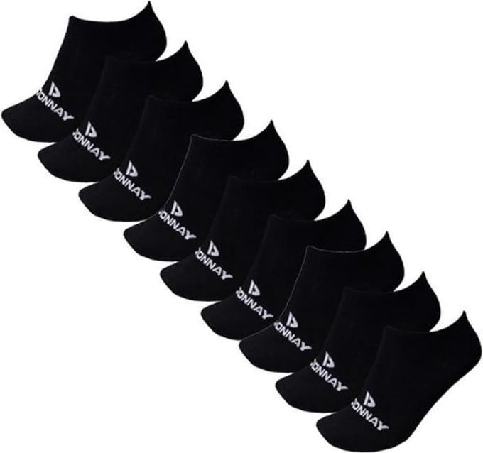 9-Pack Donnay Sneakersokken - Black (020) - maat 39-42