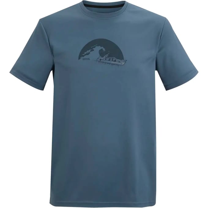 Heren Fingal T-shirt met korte mouwen en slogan