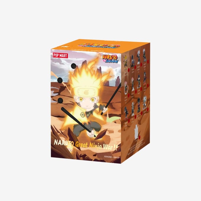 POP MART NARUTO Ninkai Taisen Serie Figuren Blind Box brown