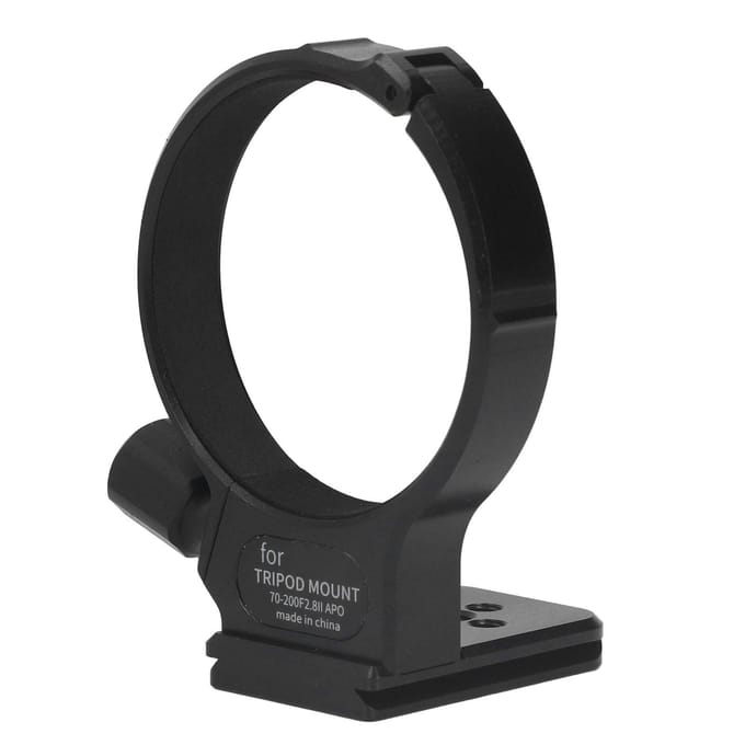 Lens Statief Bevestigingsring Statief Balhoofd Lenskraag Houder voor SIGMA 70‑200mm II F2.8 APO Lens black