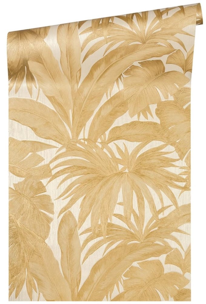 Versace behang palmbladeren goud 962404, BRICOFLOR.NL
