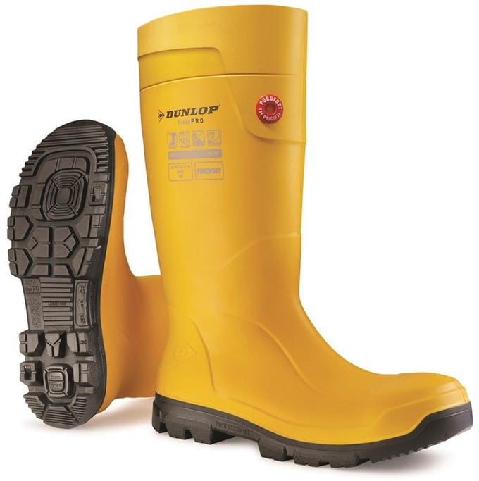 DUNLOP Purofort FieldPRO LJ2JF01 werklaars - S5 - geel 46