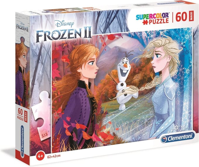 Clementoni - Puzzel - 60 Maxi Stukjes - Frozen 2 - Kinderpuzzel - Vanaf 4 Jaar