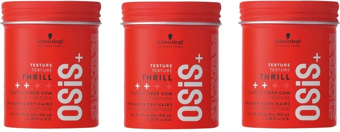 Schwarzkopf Professional Osis+ Texture Thrill Fiber Gum Triple Pack