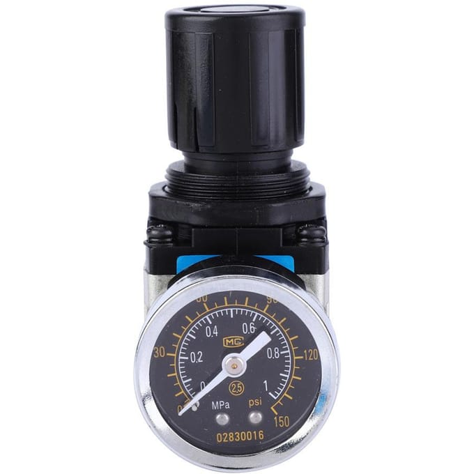 AR2000 02 G1 4 Luchtfilter Bron Compressor Instelbare Drukregelaar Reduceerventiel
