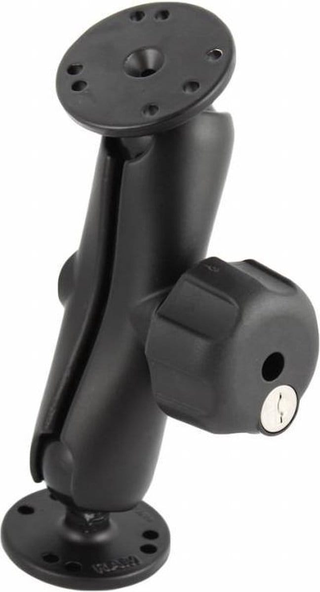 Klemhouder met slot en 2x C-Kogel RAM-101LU
