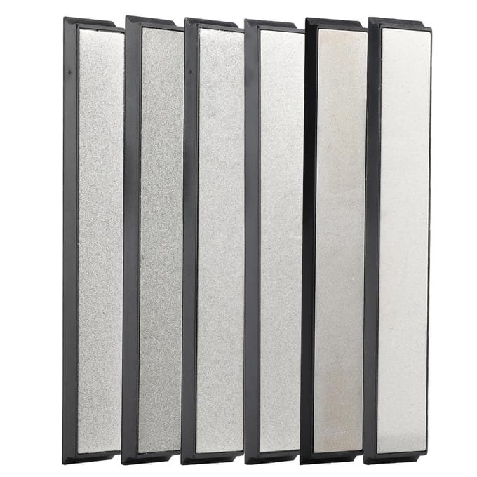 Professionele Slijpstenen Messenslijpersteen Keuken Wetsteen Slijpsteen(6 stuks) gray