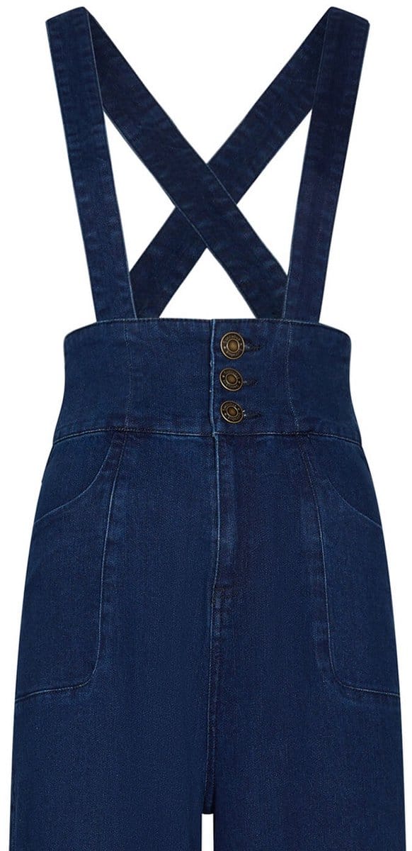Succubus Clothing Gaby Denim Jeans Broek Navy
