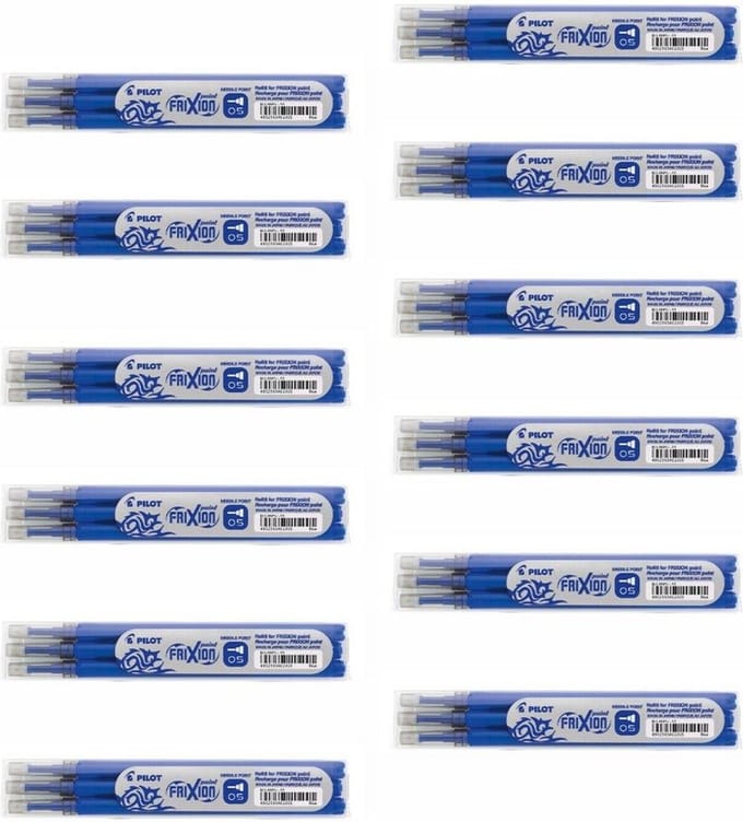 Rollerpenvulling pilot frixion bls-frp5 f blauw | 12 stuks