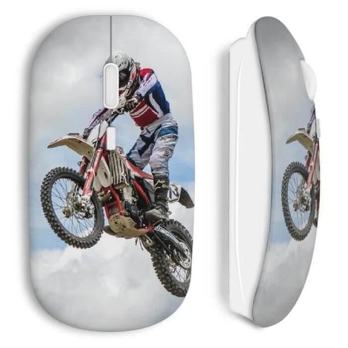 Draadloze motorcrossmuis