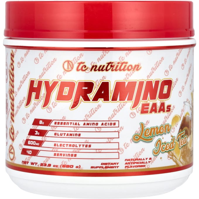 TC Nutrition, Hydramino EAA, Citroen-ijsthee, 23,9 oz (680 gr)