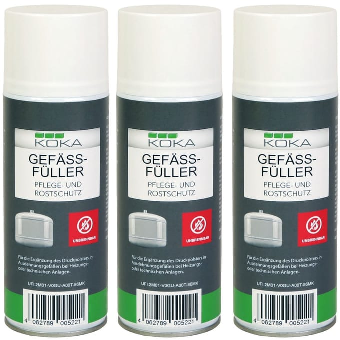 3x vatenvuller NIET-ONTLAMBAAR 400ml