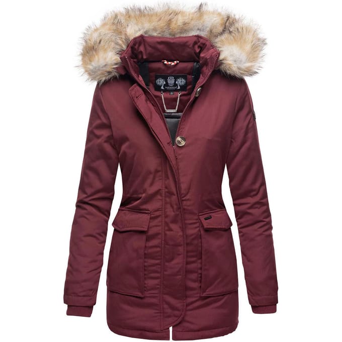 Navahoo Dames Winterjas Schneeengel – Warm, Waterafstotend & Met Afneembare Bontkraag