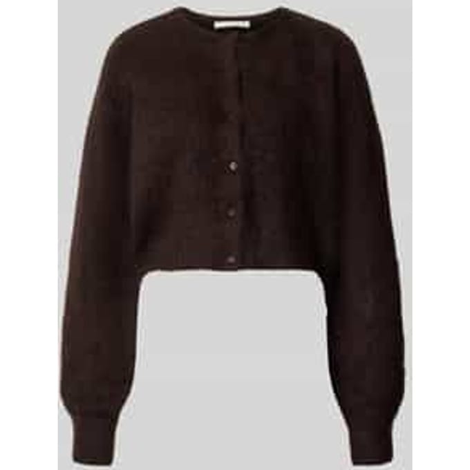 Kort gebreid jack van mohair-mix model 'debbie'