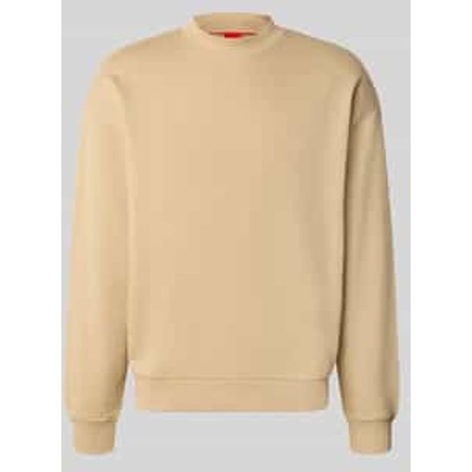 Regular fit sweatshirt van puur katoen Model 'DAPOCREW'