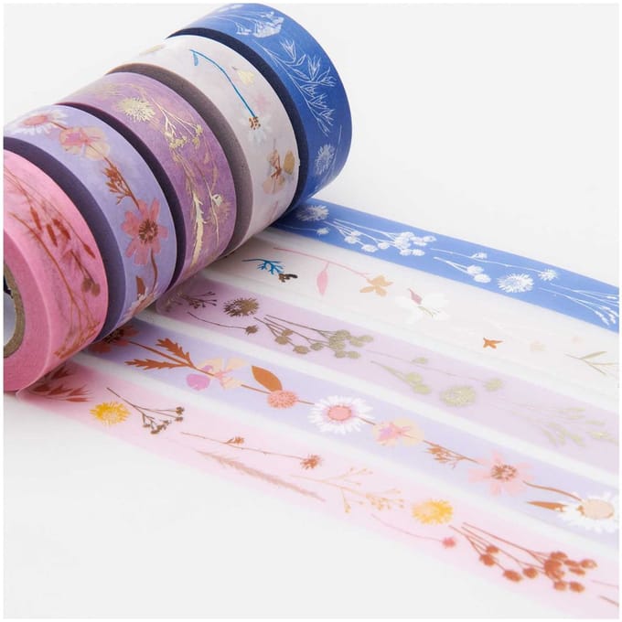 Tape set "Gedroogde bloemen"